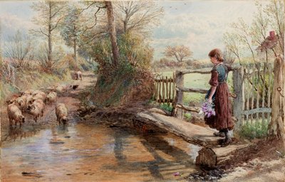 View in Surrey by Myles Birket Foster